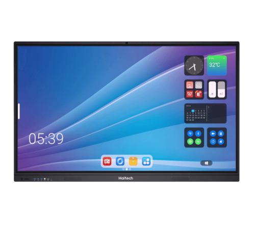 Информационный дисплей 65" 16:9 3840x2160(UHD 4K) IPS, TOUCH, 20-touch point, 60 Hz, 350 cd/m2, H178°/V178°, 5000:1, 6ms, 3xHDMI, USB-C, 2xRJ-45, RS232, MicroSD, 9xUSB Type A, 2xUSB Type B, Speakers, Webcam 48Mp 4K, microphone, HDMI Out, Jack 3.5 Out