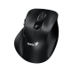 Мышь беспроводная Ergo 9000S черная (Black), вертикальная эргономичная бесшумная мини- мышь BT 5.0 + 2,4 ГГц, 6 кнопок