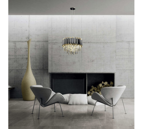 Люстра HIPER H171-1 11E1440Вт BLACK/GOLD