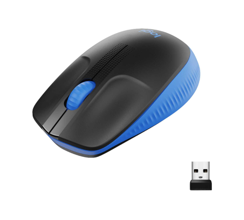Мышь беспроводная полноразмерная Logitech M190 Blue (M/N: MR0087 / CU0019)