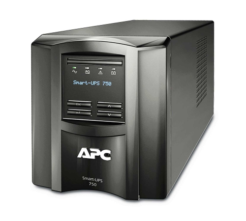 APC Smart-UPS, Line Interactive, 750VA, Tower, 230V, 6x IEC C13 outlets, SmartConnect Port+SmartSlot, AVR, LCD APC Smart-UPS, Line Interactive, 750VA, Tower, 230V, 6x IEC C13 outlets, SmartConnect Port+SmartSlot, AVR, LCD