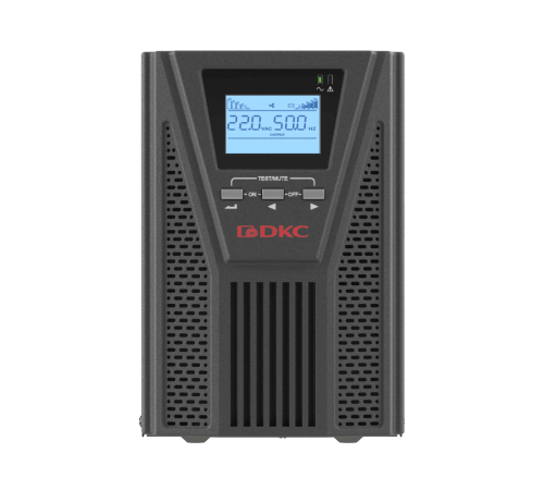 Dkc SMALLT1A10S Онлайн ИБП, Small Tower, 1000VA/900W, 2xSchuko, USB, 3x7 Ач Dkc SMALLT1A10S Онлайн ИБП, Small Tower, 1000VA/900W, 2xSchuko, USB, 3x7 Ач