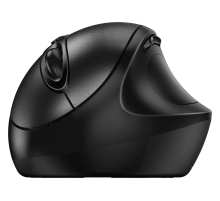 Мышь беспроводная Ergo 8300S черная (black),  вертикальная эргономичная бесшумная мышь с подставкой для большого пальца