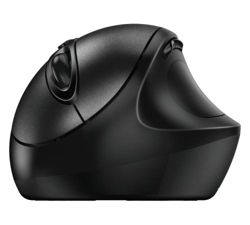 Мышь беспроводная Ergo 8300S черная (black),  вертикальная эргономичная бесшумная мышь с подставкой для большого пальца