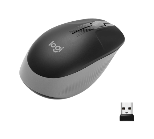 Мышь беспроводная полноразмерная Logitech M190 Mid Grey (M/N: MR0087 / CU0019)