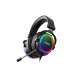 Гарнитура игровая проводная Dareu EH925 Black (черный), подсветка RGB, фиксированный микрофон с шумоподавлением, подключение USB, длина кабеля 2,2м