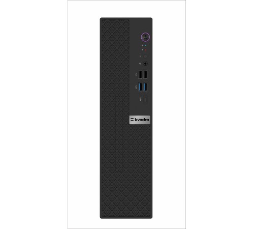 Компьютер KVADRA TAU SFF, Core i5-13400, 8GB DDR4 3200 (1x8GB), SSD 512Gb, Intel Internal Graphics,WiFi/BT, noDVD, no keyboard & no mouse, Black, noOS, 1Y Wty, МПТ