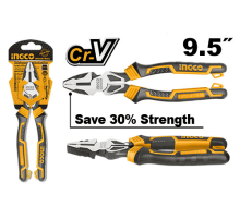 Плоскогубцы комбинированные с увеличенным рычагом HHCP28240,разм: 9,5 "/240 мм,Cr-V