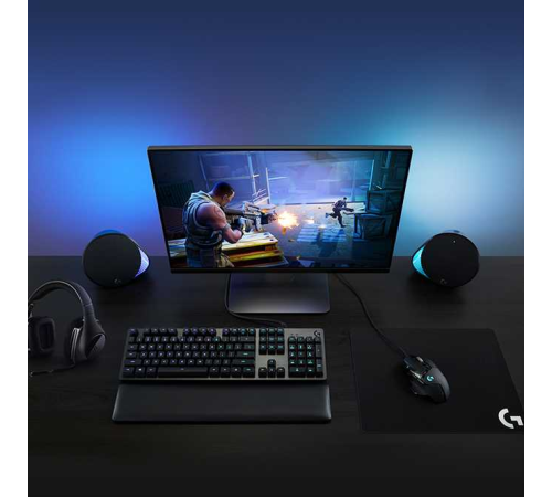 Клавиатура игровая Logitech G513 CARBON - GX BLUE (CLICKY) SWITCH (механическая клавиатура с RGB-подстветкой) US INT'L Клавиатура игровая Logitech G513 CARBON - GX BLUE (CLICKY) SWITCH (механическая клавиатура с RGB-подстветкой) US INT'L