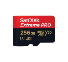 Карта памяти Sandisk Extreme Pro microSDXC 256GB + SD Adapter + Rescue Pro Deluxe 200MB/s