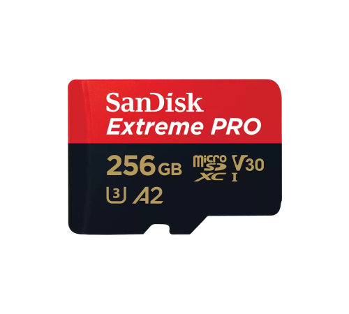 Карта памяти Sandisk Extreme Pro microSDXC 256GB + SD Adapter + Rescue Pro Deluxe 200MB/s