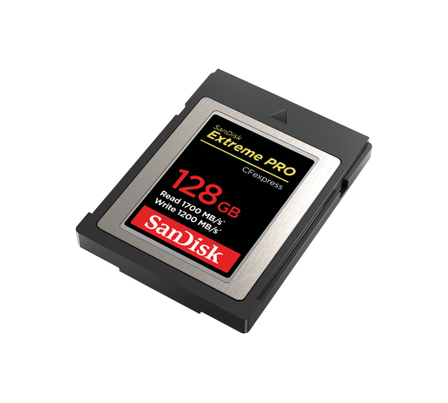 Карта памяти SanDisk Extreme PRO CFexpress Card Type B, 128GB, 1700MB/s Read, 1200MB/s Write Карта памяти SanDisk Extreme PRO CFexpress Card Type B, 128GB, 1700MB/s Read, 1200MB/s Write