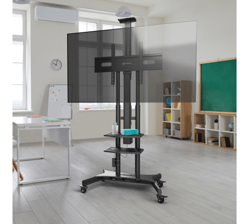 ONKRON моторизированная стойка для ТВ 50"-86", черная TS1881 eLift