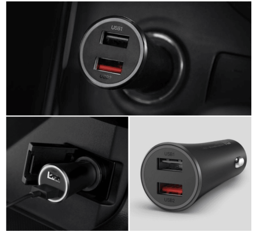 Устройство зарядное автомобильное Mi 37W Dual-Port Car Charger CC06ZM (GDS4147GL) Устройство зарядное автомобильное Mi 37W Dual-Port Car Charger CC06ZM (GDS4147GL)