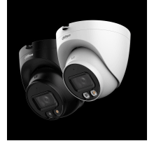 DAHUA DH-IPC-HDW2849TP-S-IL-0360B Уличная купольная IP-видеокамера Full-color с ИИ 8Мп, 1/2.7” CMOS, объектив 3.6мм, видеоаналитика, ИК-подсветка до 30м, LED-подсветка до 30м