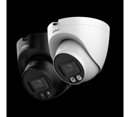 DAHUA DH-IPC-HDW2849TP-S-IL-0360B Уличная купольная IP-видеокамера Full-color с ИИ 8Мп, 1/2.7” CMOS, объектив 3.6мм, видеоаналитика, ИК-подсветка до 30м, LED-подсветка до 30м