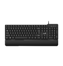 Клавиатура проводная Genius KB-100XP, черная (Black), USB, RU