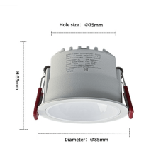 ZXS-GMSD-12 Светильник MSR MISSILER COB antiglare spotlight ZXS-GMSD-B12