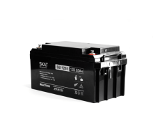 SKAT SB 1265 АКБ свинцово-кислотная тип AGM 12V 65Ач I зар.19,5А (клеммы под болт М6, гарантия - 18 месяцев) (2541)