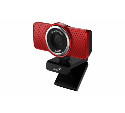 Веб-камера Genius ECam 8000 красная (Red) new package, 1080p Full HD, Mic, 360°, универсальное мониторное крепление, гнездо для штатива Веб-камера Genius ECam 8000 красная (Red) new package, 1080p Full HD, Mic, 360°, универсальное мониторное крепление, гнездо для штатива