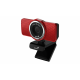 Веб-камера Genius ECam 8000 красная (Red) new package, 1080p Full HD, Mic, 360°, универсальное мониторное крепление, гнездо для штатива