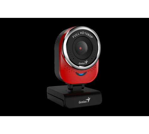 Веб-камера Genius QCam 6000 красная (Red) new package, 1080p Full HD, Mic, 360°, универсальное мониторное крепление, гнездо для штатива Веб-камера Genius QCam 6000 красная (Red) new package, 1080p Full HD, Mic, 360°, универсальное мониторное крепление, гнездо для штатива