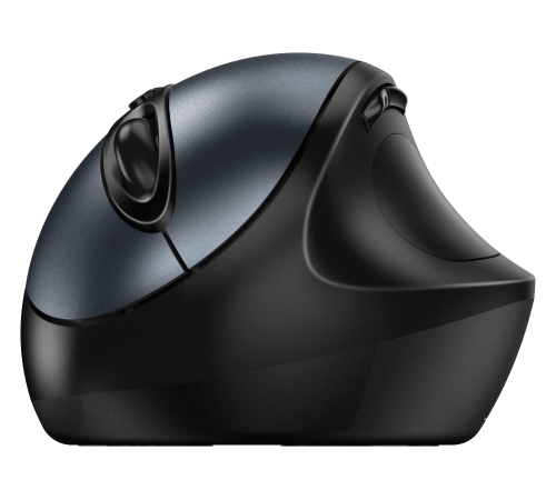 Мышь беспроводная Ergo 8300S серая (Iron Grey),  вертикальная эргономичная бесшумная мышь с подставкой для большого пальца