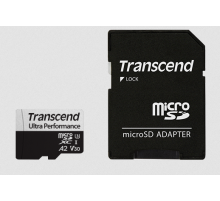 Карта памяти Transcend 64GB UHS-I U3 microSD w/ adapter  A2 Ultra Performance R/W:160/125 MB/s