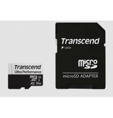 Карта памяти Transcend 64GB UHS-I U3 microSD w/ adapter  A2 Ultra Performance R/W:160/125 MB/s