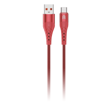 Кабель Alteracs USB-Type C FT01-AC текстиль Red