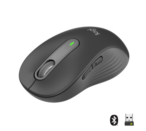 Мышь беспроводная Logitech Signature M650 L GRAPHITE, BT (арт. 910-006388, M/N: MR0091 / CU0021)
