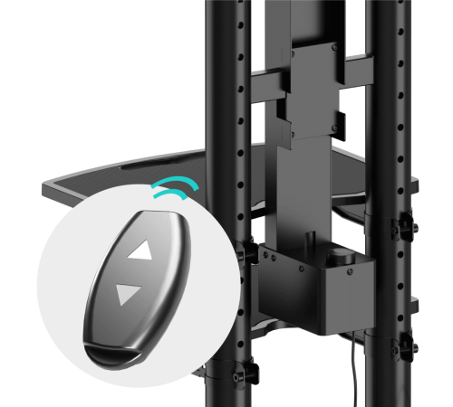 ONKRON моторизированная стойка для ТВ 50"-86", черная TS1881 eLift