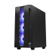 Chieftec Hunter, ATX Gaming case, w/Glass, 4xRGB fan