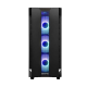 Chieftec Hunter, ATX Gaming case, w/Glass, 4xRGB fan