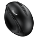 Мышь беспроводная Ergo 8300S черная (black),  вертикальная эргономичная бесшумная мышь с подставкой для большого пальца
