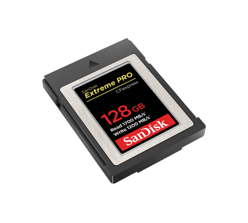 Карта памяти SanDisk Extreme PRO CFexpress Card Type B, 128GB, 1700MB/s Read, 1200MB/s Write Карта памяти SanDisk Extreme PRO CFexpress Card Type B, 128GB, 1700MB/s Read, 1200MB/s Write