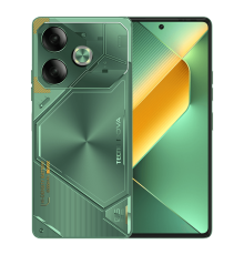 LI7 POVA 6 256+12 Comet Green, 6.78" Asahi Glass, 20:9, 2436 x 1080 Mpix, 2.2GHz, 8 Core, 12GB RAM, 256GB, up to 1TB flash, 108Мп+AI/32Мп, 2 Sim, 4G, BT v5.3, WiFi 802.11 b/g/n, GPS/AGPS, GLONASS, NFC, Type-C, 6000mAh, Android 14, 225g, 165,5 ммx76.1