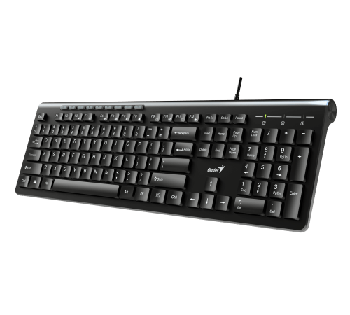 Клавиатура проводная Genius SlimStar 230II Black Клавиатура проводная Genius SlimStar 230II Black