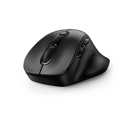 Мышь беспроводная Ergo 9000S черная (Black), вертикальная эргономичная бесшумная мини- мышь BT 5.0 + 2,4 ГГц, 6 кнопок