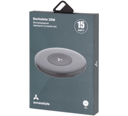 Зарядное устройство беспроводное Accesstyle Darkslate 15W