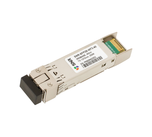 Модуль SFP28 WDM, 25GBASE, разъем LC, дальность до 40км, 1270нм Модуль SFP28 WDM, 25GBASE, разъем LC, дальность до 40км, 1270нм