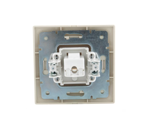 Розетка компьютерная 1-м СП Mira RJ45 крем./крем.. LEZARD 701-0303-139
