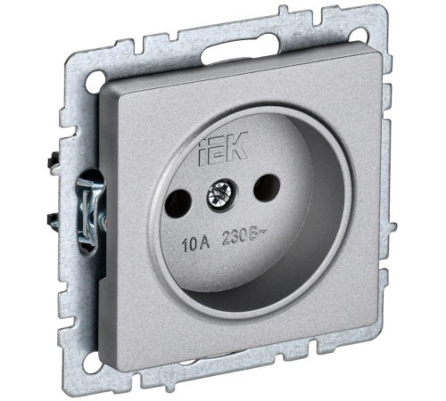 IEK BR-R10-10-K47 BRITE Роз. без з/к/ш 10А РС10-1-0-БрА алюм. IEK BR-R10-10-K47 BRITE Роз. без з/к/ш 10А РС10-1-0-БрА алюм.