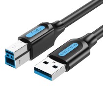 Кабель Vention USB 3.0 AM/BM  - 2м Кабель Vention USB 3.0 AM/USB 3.0 BM (COOBH)