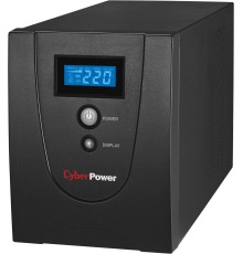 ИБП CyberPower VALUE 2200EI, Line-Interactive, 2200VA/1320W, USB&Serial, RJ11/RJ45, 6 IEC-320 С13 розеток, Black, 0.16х0.21х0.35м., 14.7кг. CyberPower VALUE2200EILCD (VALUE 2200EILCD)