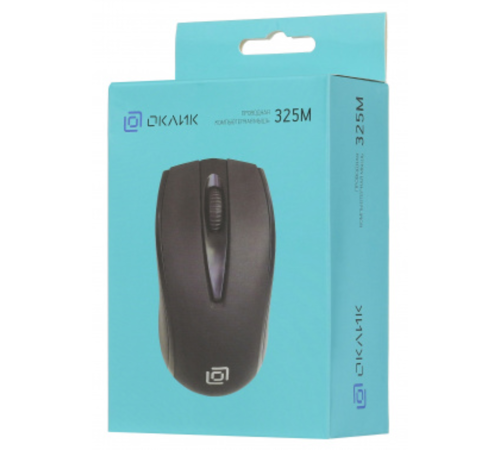 Oklick 325M черный оптическая (1000dpi) USB (2but) [1091340]