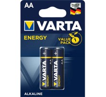 Батарейка Varta ENERGY LR6 AA BL2 Alkaline 1.5V (4106) (2/40/200) (2 шт.) Varta ENERGY LR6 AA (04106229412)