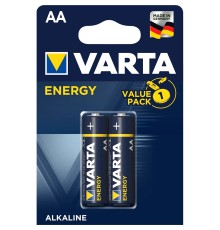 Батарейка Varta ENERGY LR6 AA BL2 Alkaline 1.5V (4106) (2/40/200) (2 шт.) Varta ENERGY LR6 AA (04106229412)