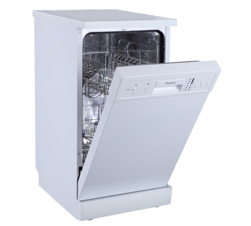 Отдельностоящая посудомоечная машина Бирюса DWF-409/6 W, 45 см, 9 комплектов, белая Отдельностоящая посудомоечная машина Бирюса DWF-409/6 W, 45 см, 9 комплектов, белая