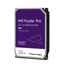 Жесткий диск Western Digital Purple PRO WD181PURP 22TB 3.5" 7200 RPM 512MB SATA-III All Frame AI для систем видеонаблюдения